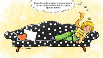 Num Sofá de Bolinhas_ Aquarela