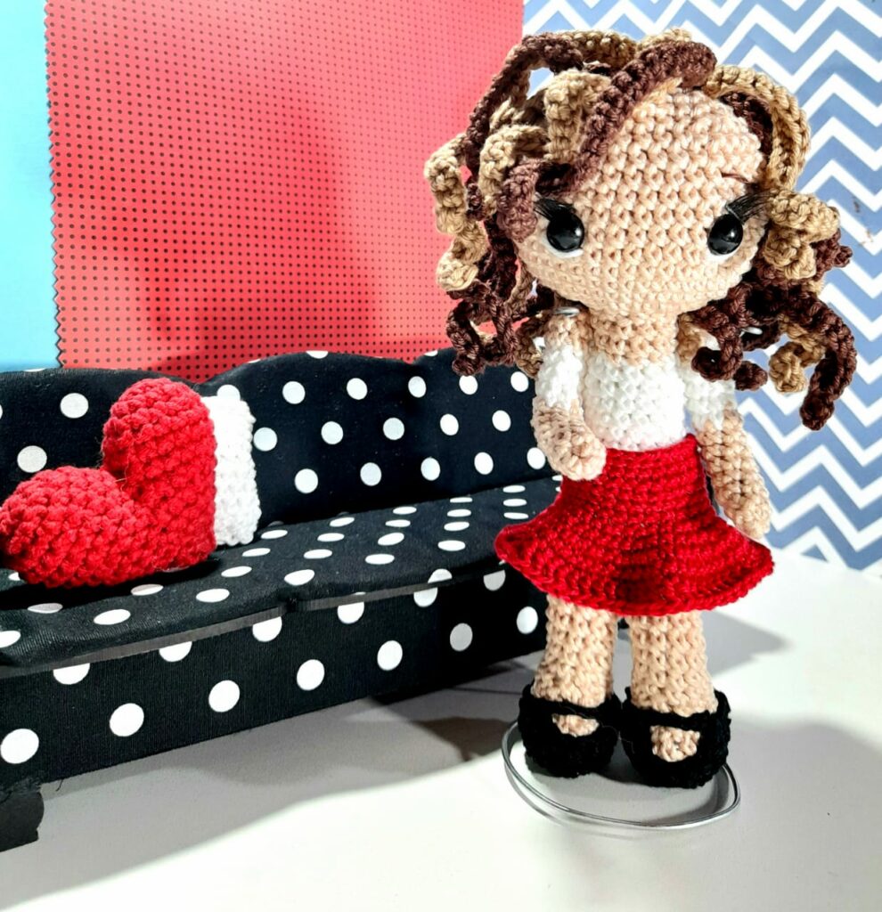 babi boneca amigurumi