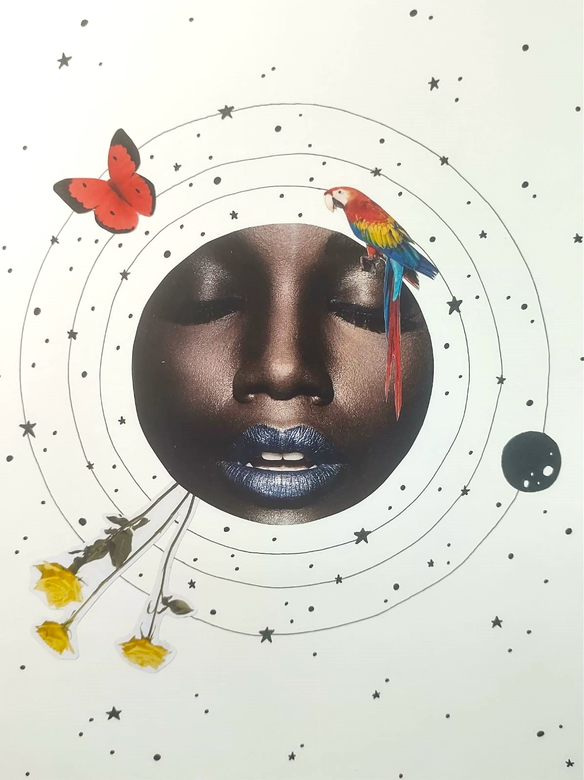 universês : colagem lidy Araújo