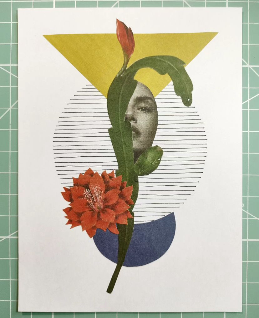 colagem lidy araújo texto metamorfoses páscoa