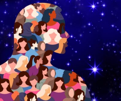 mulheres planeta, criando magia no céu